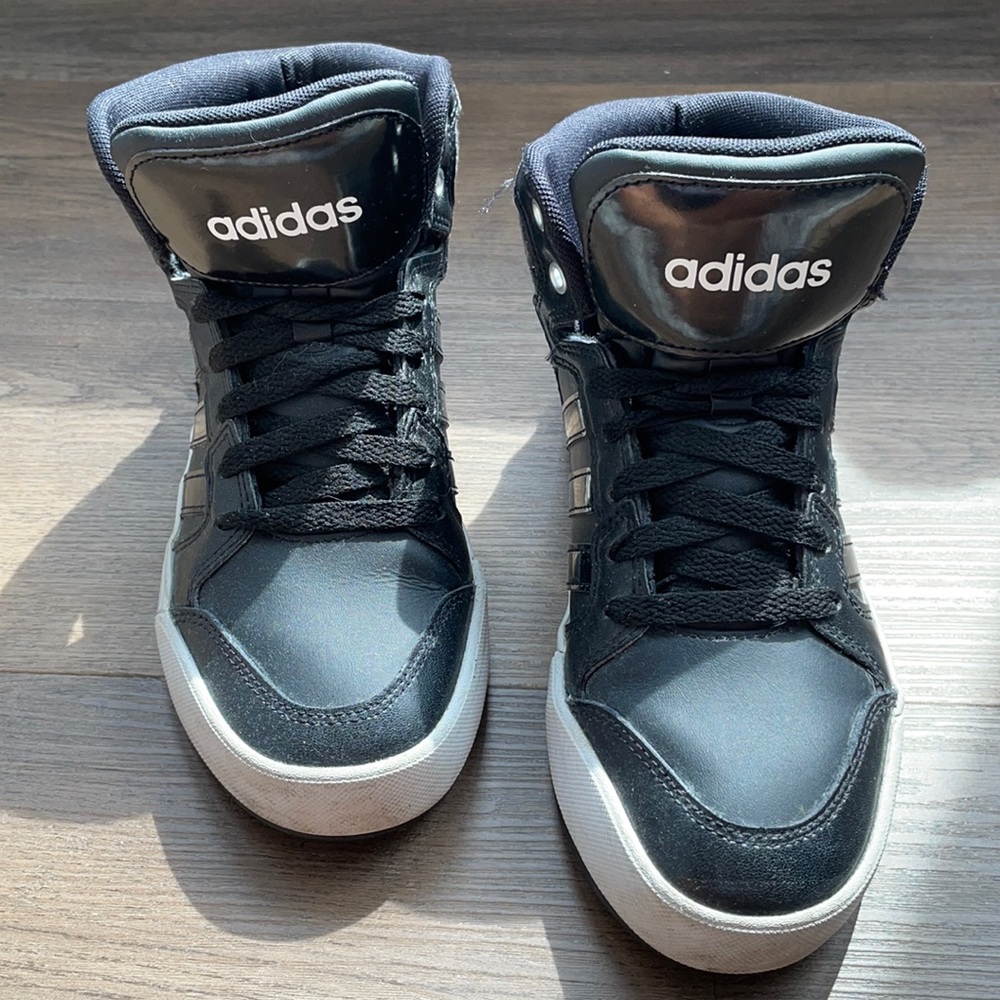 Adidas neo high top Raleigh cloud foam footbed